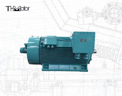 1000kw zum flammenfesten Motor 12000kw ExdIIBT4 GB Elektromotor-1500rpm VFD