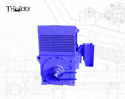 Hochspannungs-AC-Rotormotor der HV-Serie mit niedrigem Vibrationsniveau