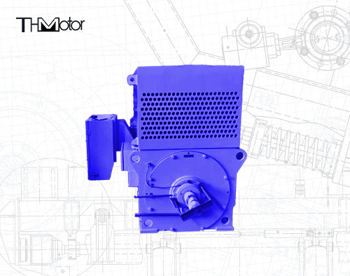 Hochspannungs-AC-Rotormotor der HV-Serie mit niedrigem Vibrationsniveau